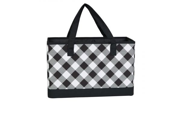 <strong>Sewing Machine Bag</strong> <span>Black & White Check, Carry Bag for Brother, Singer, Bernina and Most Sewing Machines</span> <em>Everything Mary EVM12580-7</em>