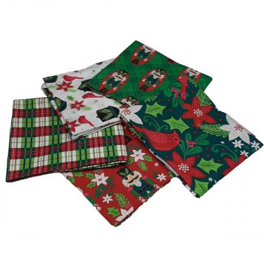 <strong>Holiday Wonder Christmas Fat Quarter Bundle-Pack of 5 Cotton Fat Quarters</strong> <em>Sewing Online FE0123</em>
