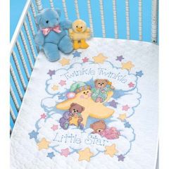 Twinkle Twinkle Stamped Cross Stitch Kit Dimensions D03171