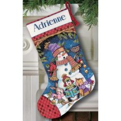 Cute Carolers Christmas Cross Stitch Kit Dimensions D08751