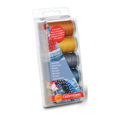 Thread Set: Jeans: 3 X 100m 2 X 200m Gütermann Thread 731323-1