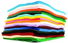 100 Piece Assorted Acrylic Felt Pack Craft Factory FPP4