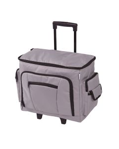 Sewing Machine Trolley Bag on Wheels Grey | 47 x 38 x 24cm | Sewing Machine Storage for Janome, Brother, Singer, Bernina and Most Machines Sewing Online 006105-GREY