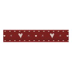 Berisfords 15mm Hearts & Kisses Ribbon (4m spool) Berisfords Ribbon C13592-15---