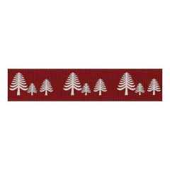 Berisfords 15mm Festive Forest Ribbon (4m spool) Berisfords Ribbon C13924-15---