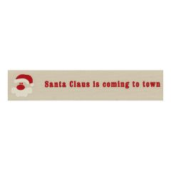 Berisfords 15mm Pumice Santa Claus is Coming To Town Ribbon (4m spool) Berisfords Ribbon C1410215-1