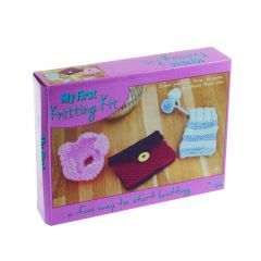 First Knitting Kit Craft Factory CF127