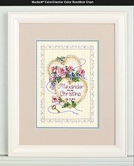 United Hearts Wedding Record Mini Counted Cross Stitch Kit Dimensions D06730