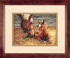 Good Morning Gold Petite Counted Cross Stitch Kit Dimensions D70-65119