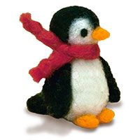 Needle Felt Kit Penguin Dimensions D72-73804