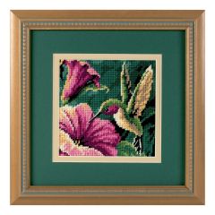 Mini Needlepoint: Hummingbird Drama Dimensions D07210