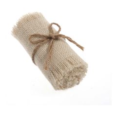 Large Cream Hessian Fabric Pack of 3 Rolls Groves and Banks EHENG052