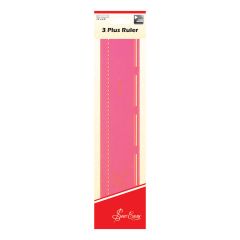 3 Plus Ruler Sew Easy ERGG09-PNK