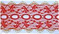 Gold Edge Eyelet Lace/ Knitting-In Lace Essential Trimmings D635----GE