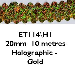 Hologram Stretch Sequin Trim Essential Trimmings ET114----