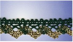 Metallic Lace 16mm Essential Trimmings ET201----