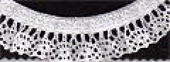 Cotton Elasticated Lace 25mm Essential Trimmings ET293----