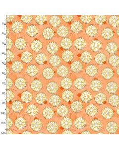 Cotton Craft Fabric 110cm wide x 1m Sweet Summertime Collection-Orange You Glad Sewing Online 22953-ORG