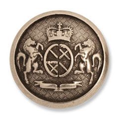 Metal Button G4354 | 23mm (Pack of 25) Trimits G435436--