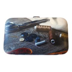 Chestnut Sewing Kit Purse Notions Design | Groves N4347-CH Groves and Banks N4347-CH
