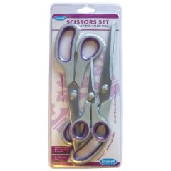 Soft Grip Value Pack Scissors Set 3 pack | Triumph BT4806 Triumph BT4806