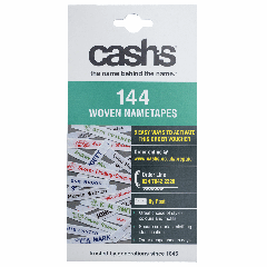 Cash's Woven Personalised Name Tapes :: 144 Pack Cash's CASH144