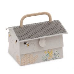 HobbyGift HGNOV347 Novelty Bee Hive Sewing Box 19 x 29 x 19cm Hobby Gift HGNOV-347