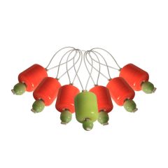 Zooni: Bead Stitch Markers: Orange Lily Knitpro KP10931