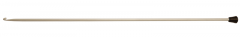 Waves Grey Aluminium Tricot Afghan Single Ended Crochet Hook Knitpro KP3082-0-6-