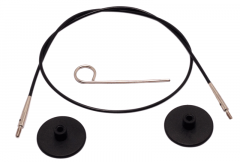Black Interchangeable Cable Knitpro KP105-20-25-62-