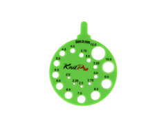 Round Needle Size Gauge :: Lime Knitpro KP10992