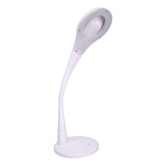 Magnifying LED Sewing Desk Light Dimmable Desk Lamp + Magnifier for Sewing Room Lighting, Adjustable Brightness, Natural Daylight Effect Sewing Area Light. Hand/Machine Sewing Hobby Craft Reading Sew Stylish SO1279