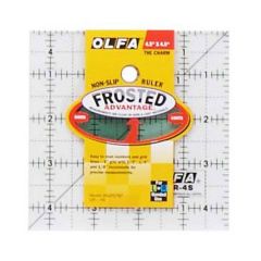 Quilting Rule: Non Slip: 4.5 x 4.5in Olfa QR4S