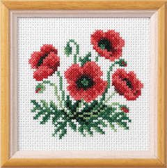 Cross Stitch Kit Poppy Orchidea ORC-7514