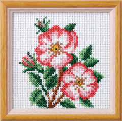 Cross Stitch Kit Dog Rose Orchidea ORC-7515