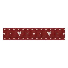 Berisfords 15mm Hearts & Kisses Ribbon (20m spool) Berisfords Ribbon R13592-15---