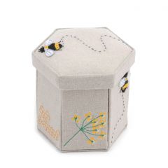 HobbyGift SCHA347 Bee Victorian Applique Sewing Case Filled 11.5 x 11.5 x 12cm Hobby Gift SCHA-347
