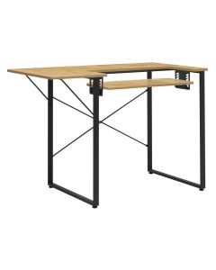 Small Sewing Table Ashwood Top with Black Legs, Sewing Machine Table with Adjustable Platform and Drop Leaf Extension, Multipurpose: Use as a Quilting/Craft Table or Gaming/Computer Desk, 13406 Sewing Online 13406