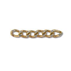 Faceted Aluminium Chain 6mm X 10m Trimits CH23---