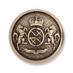 Metal Button G4354 | 28mm (Pack of 25) Trimits G435444--