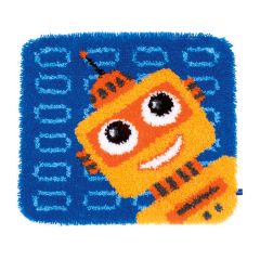 Latch Hook Kit: Shaped Rug: Funny Robot Vervaco PN-0150161