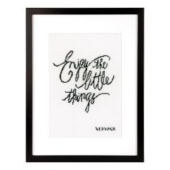 Counted Cross Stitch Kit: Enjoy The Little Things (Evenweave) Vervaco PN-0156397