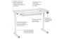 <strong>Gidget Folding Sewing Table</strong> <span>White Top with White Legs, Sewing Machine Table with Adjustable Platform, Folding Legs for Easy Storage/Transport Wheels, Quilting/Craft Table/Gaming/Computer Desk</span> <em>SewingOnline GIDGET2</em>