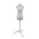 <strong>Adjustable Dressmakers Dummy</strong> <span>Blue Sugar Ditsy Fabric with Natural Wooden Stand, Dress Form Sizes 6 to 10, Pin, Measure, Fit and Display your Clothes on this Tailors Dummy</span> <em>Sewing Online 5915P</em>
