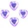 <strong>Glue-on Acrylic Stones</strong> <span>6mm Heart</span> <em>Trimits B6041----</em>