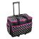 <strong>Large Sewing Machine Trolley Bag on Wheels</strong> <span>Black with White Spots & Pink Trim | 53 x 41 x 29cm | Sewing Machine Storage for Janome, Brother, Singer, Bernina and Most Machines</span> <em>Sewing Online 006106-BLK-PINK</em>