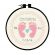 <strong>Counted Cross Stitch Kit: Baby Footprints</strong> <em>Dimensions D72-74127</em>