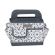 <strong>Collapsible Desktop Craft Organiser</strong> <span>Grey & Cream Geometric for Sewing, Scrapbooking, Paper Craft and Art</span> <em>Everything Mary EVM12830-3</em>