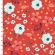 <strong>Cotton Craft Fabric 110cm wide x 1m Madison Collection</strong> <span>Allover Floral</span> <em>Sewing Online 16514-RED</em>