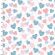 <strong>Brushed Cotton Craft Fabric 110cm wide x 1m Mommy and Me Collection</strong> <span>Hearts</span> <em>Sewing Online 16534-WHT</em>